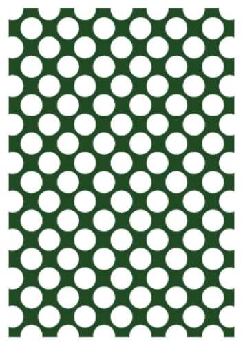 Printed Wafer Paper - Large Polkadot Dark Green - Click Image to Close